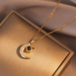 Load image into Gallery viewer, Mia Moon Necklace
