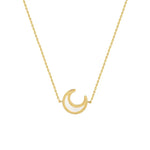 Load image into Gallery viewer, Aurora Half Moon Necklace
