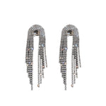 Load image into Gallery viewer, Jenna Rhinestone Cocktail Earrings
