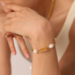 Load image into Gallery viewer, Olga Pearl Bracelet
