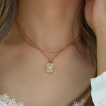 Load image into Gallery viewer, Astra Twisted Pendant &amp; Chain Necklace
