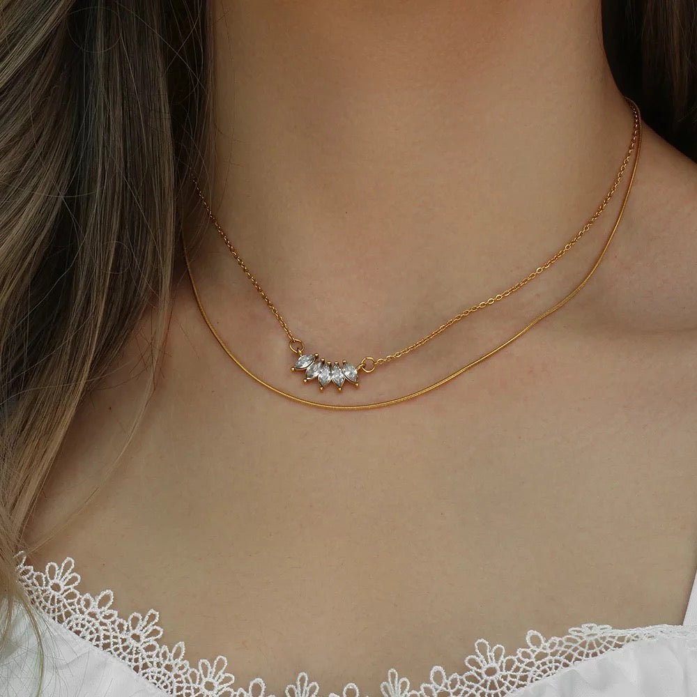 Bonita Rhinestone Necklace