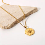 Load image into Gallery viewer, Sunflower Gold Chain Necklace
