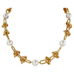 Load image into Gallery viewer, Linked Pearl Chain Necklace
