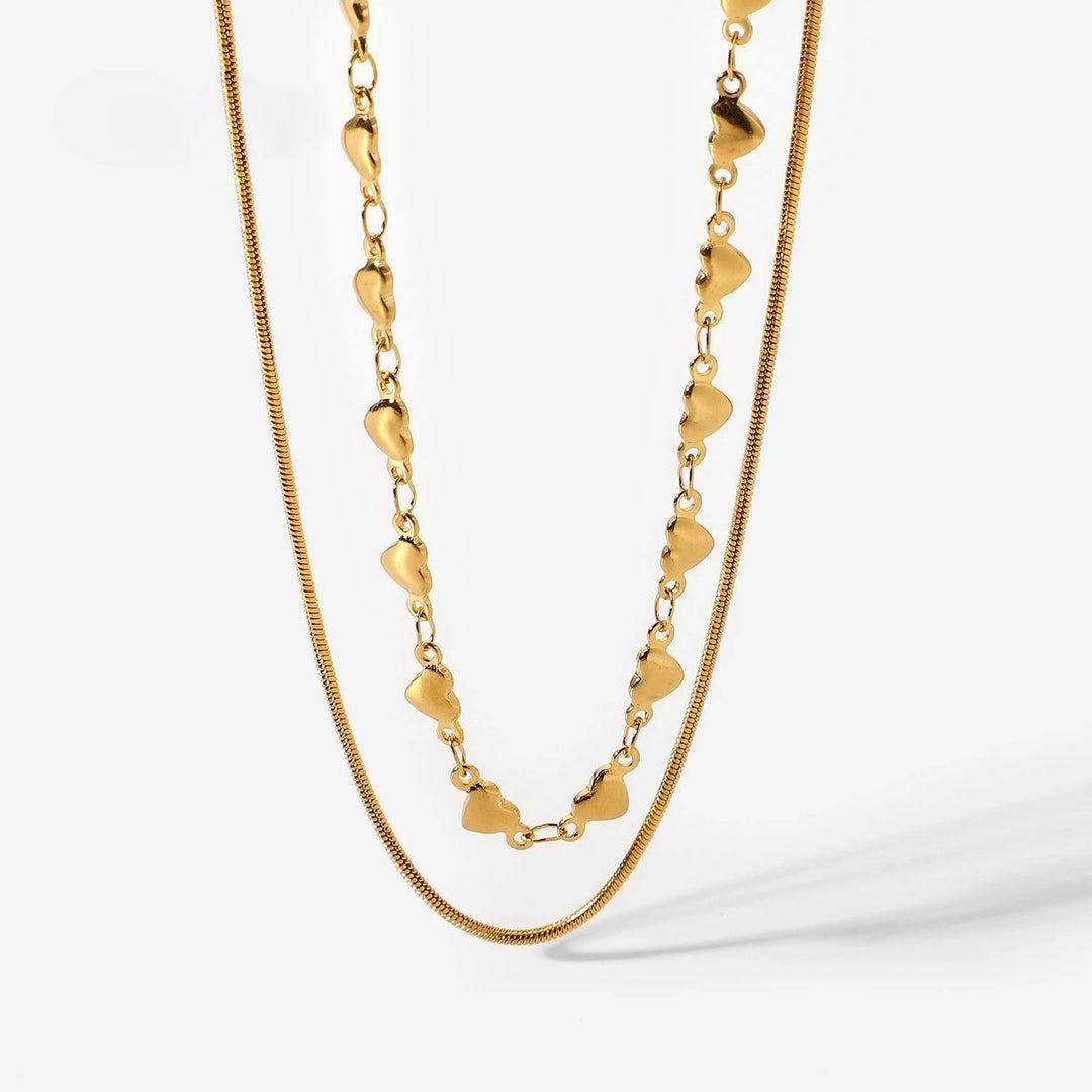 Celest Double Chain Necklace