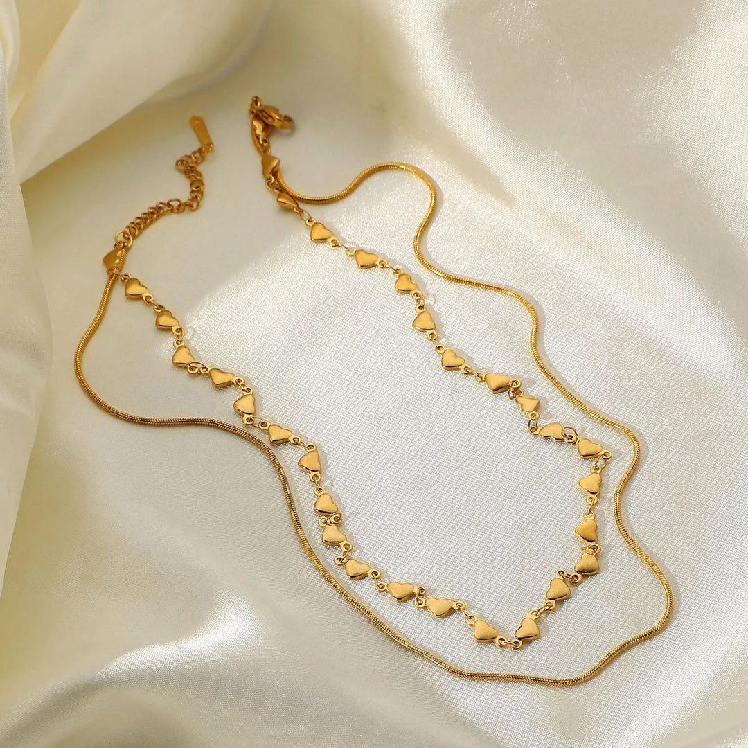 Celest Double Chain Necklace