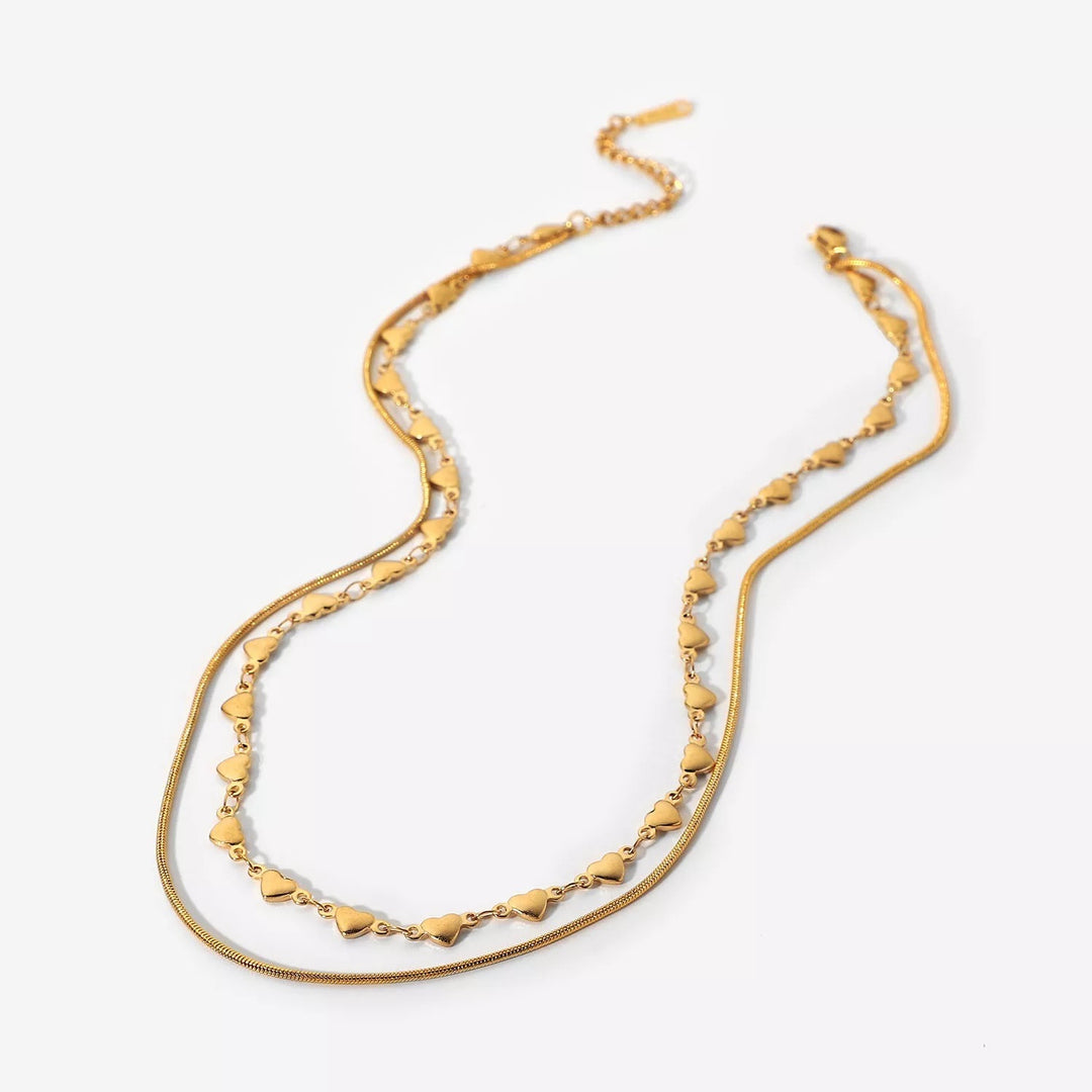 Celest Double Chain Necklace