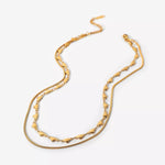 Load image into Gallery viewer, Celest Double Chain Necklace
