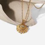 Load image into Gallery viewer, Delta Pendant &amp; Chain Necklace
