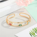 Load image into Gallery viewer, Evil Eye Charm Bracelet
