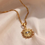 Load image into Gallery viewer, Charm Eye Necklace
