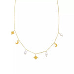 Load image into Gallery viewer, Stars &amp; Moon Necklace
